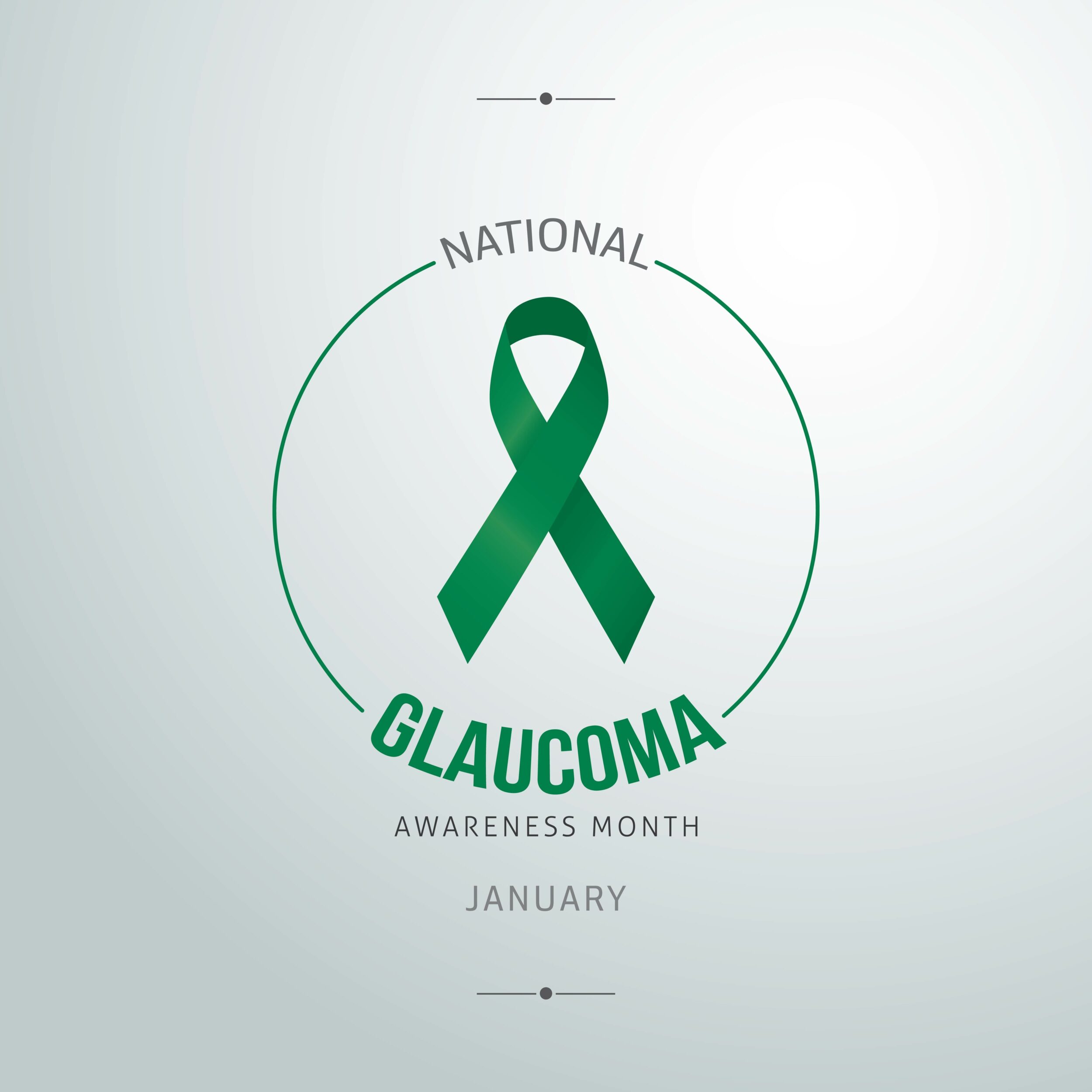 Glaucoma Awareness Month January. Vector Illustration