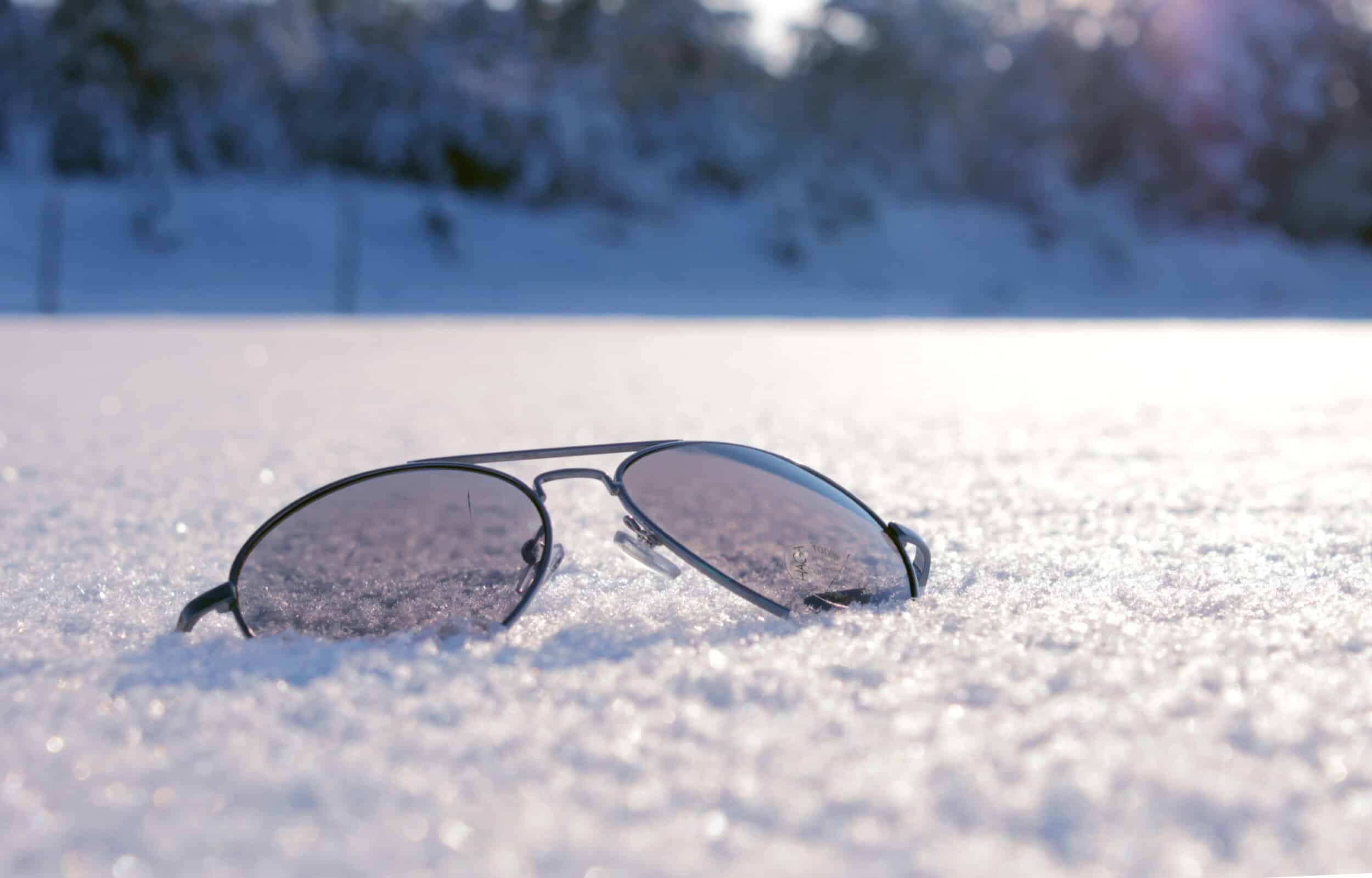 Winter sunglasses