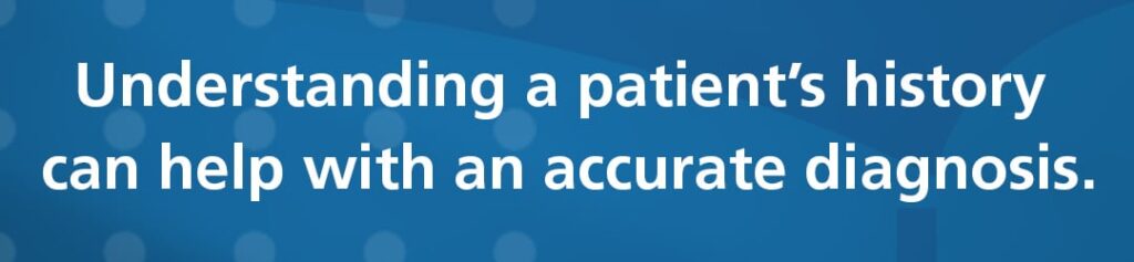 TCSC banner clouding patient history